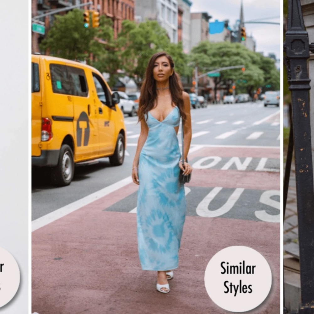 Third form tie dye maxi dress